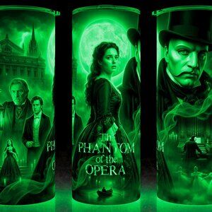 Glow in the Dark The Phantom of the Opera -  Emmy Rossum Cup Mug Tumbler 20oz